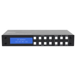 [이지넷유비쿼터스] NEXT-2404UHDM 4:4 HDMI 2.0 매트릭스 스위치