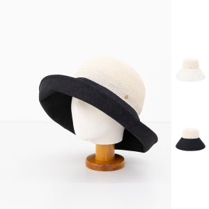 챙넓은 밀짚 모자 중년여성 벙거지 버킷햇 여름