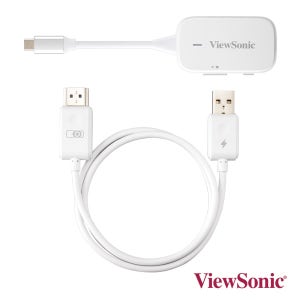 뷰소닉 WPD-700 무선 HDMI 송수신기 아이폰15 무선미러링 무선동글 빔프로젝트