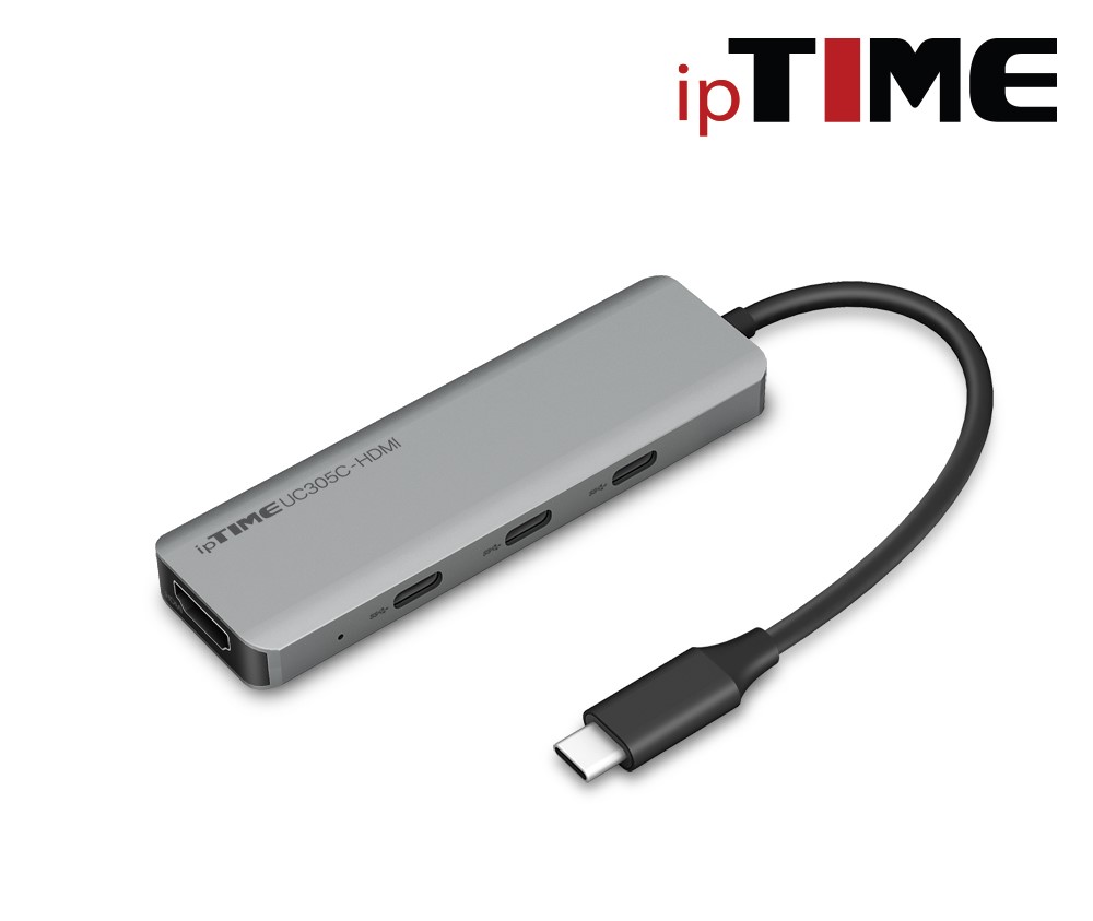 ipTIME UC305C-HDMI USB 3.0 TYPE-C 멀티 허브