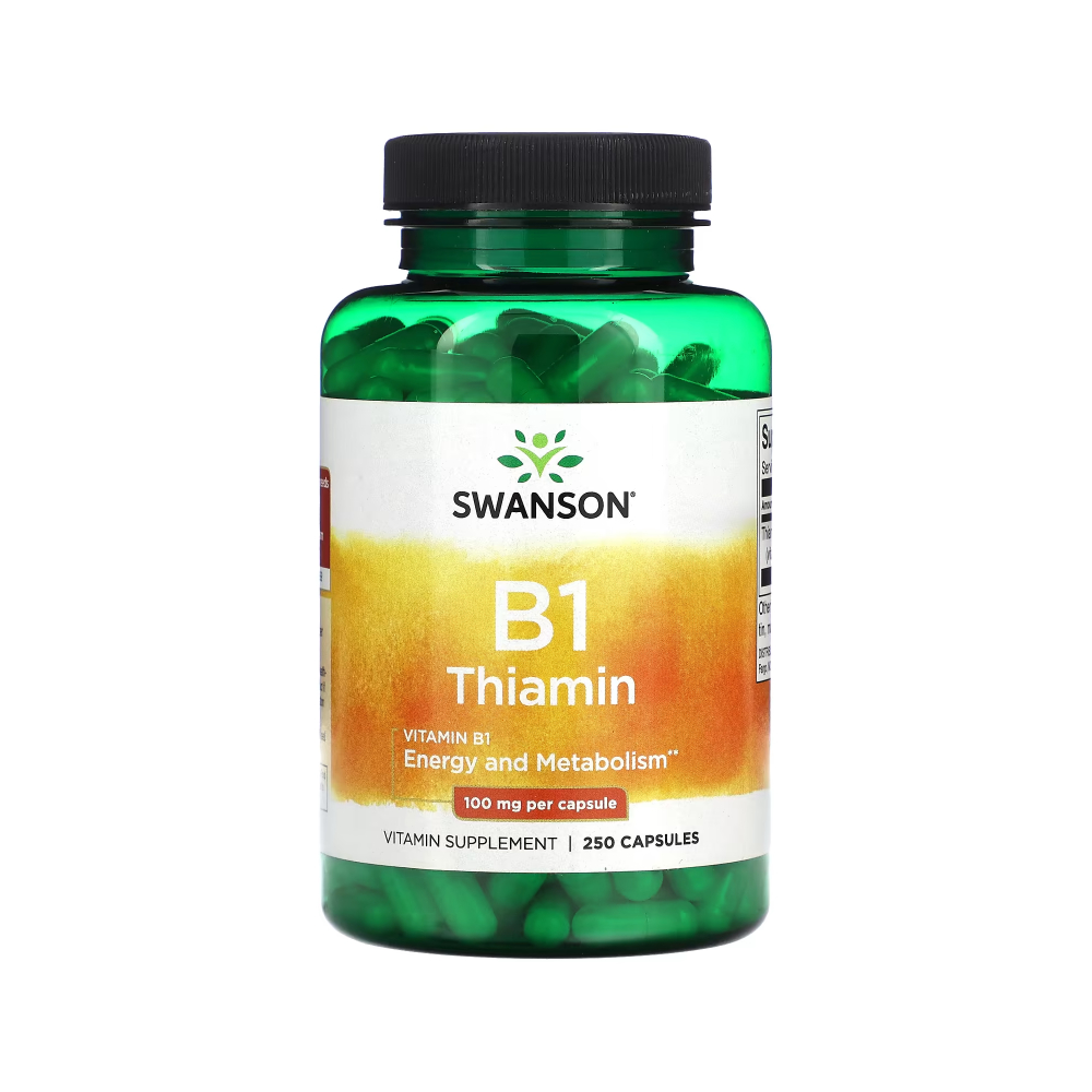 스완슨 <b>비타민B1</b> 티아민 100mg 250캡슐