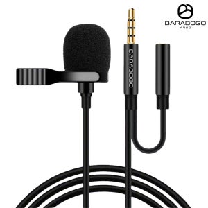 유튜브 촬영용 3.5mm 듀얼 스마트폰 핀 마이크