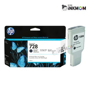 3WX26A (HP 728B) 매트검정 정품잉크 디자인젯 T730 T830