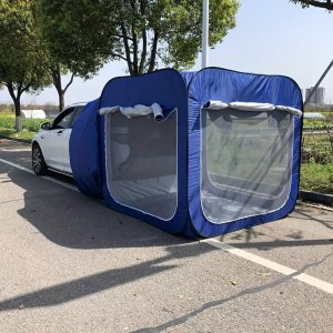 차박텐트 SUV 트렁크 꼬리텐트 차크닉 쉘터 차량용 자동차 노지캠핑 블루
