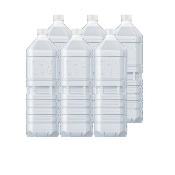 (무료배송) 지리산 물하나 무라벨 2L X 12