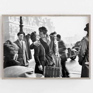 흑백사진 키스 모던아트 예술 감성 인테리어거실액자 포스터 A2