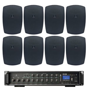 MYFIX 4인치 16W 카페 앰프1 스피커7 RP25ED4T8 검정