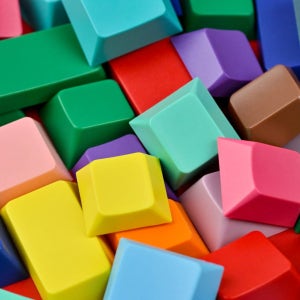 Cherry Blank 체리 무각 ABS 키캡 올인원 구성 색상 화이트 등