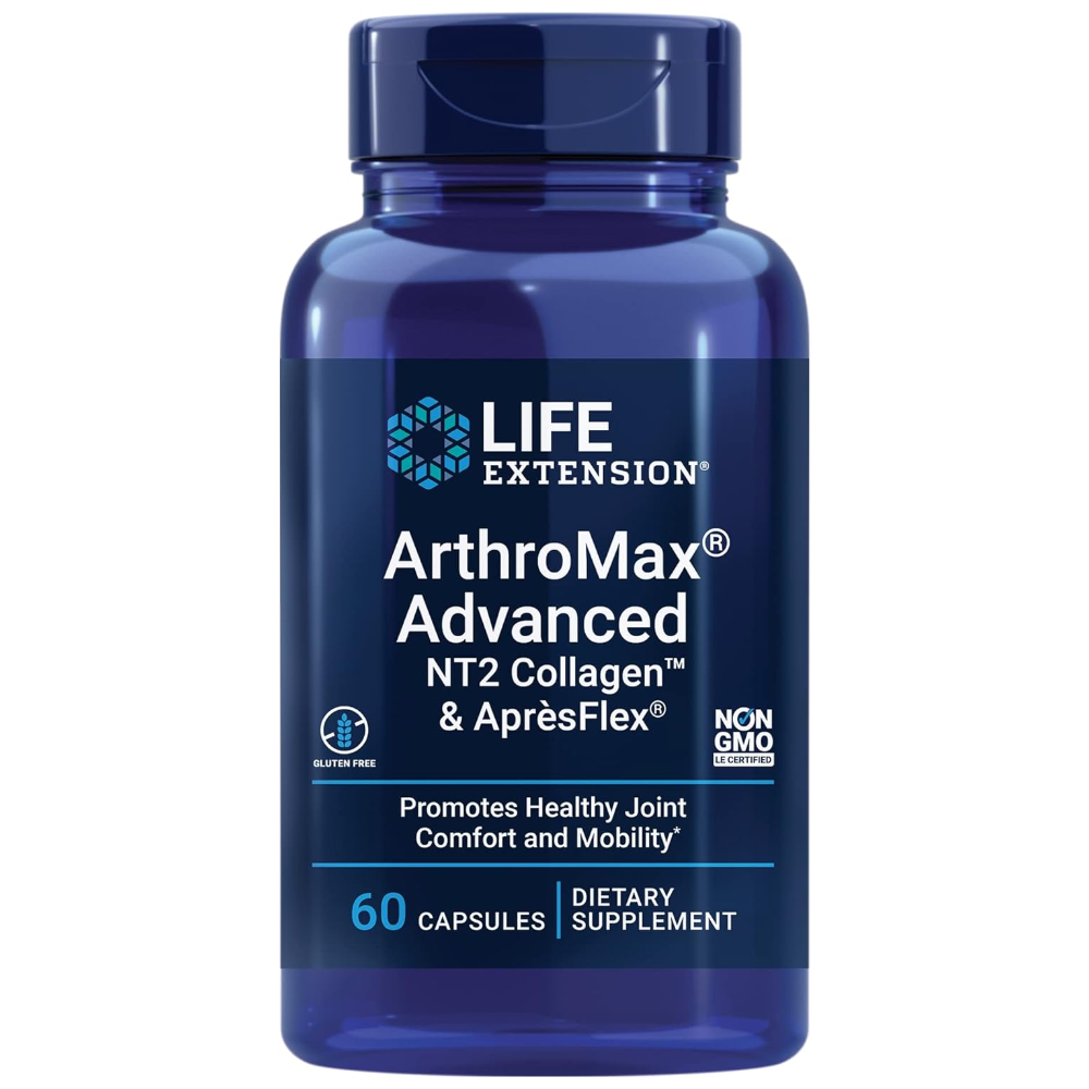 라이프 익스텐션 ArthroMax NT2 콜라겐 글루코사민 보스웰리아 60캡슐 2병