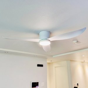 에어룩스 V2 실링팬 슬림형 BLDC 모터 저소음 저전력 낮은 높이 LED 슈퍼플리커프리