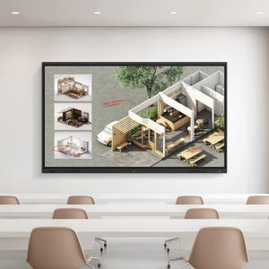 LG 전자칠판 86TR3DQ 218cm 디지털보드 원퀵 학원 학교 강의실 회의실