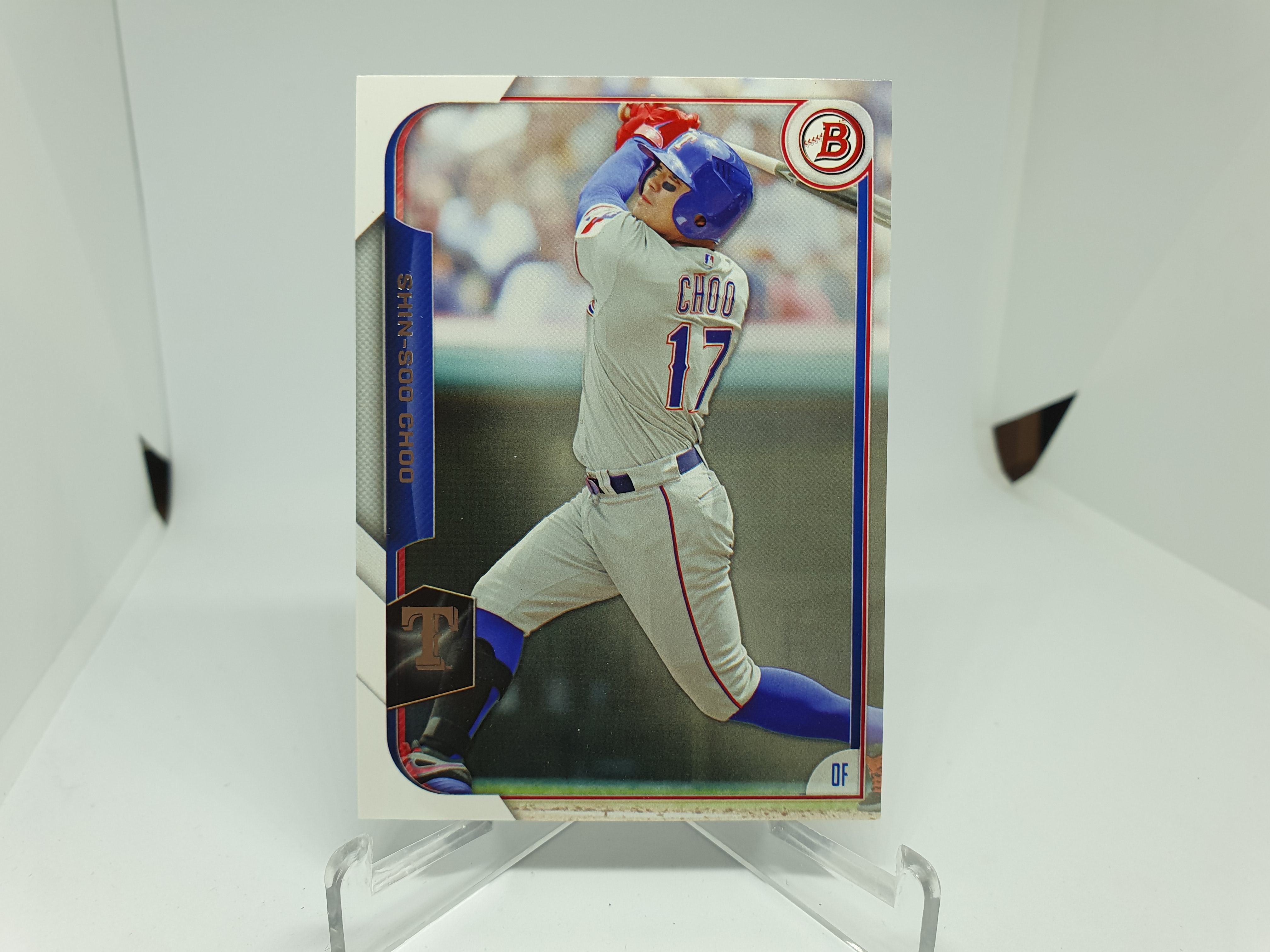 추신수 ﻿2015 Topps Bowman 텍사스 레인저스 MLB 야구카드