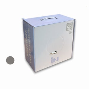 그레이 랜선 CAT5E 100M 박스 롤 랜케이블 단선 UTP 네트워크 공사 인터넷