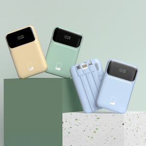 1개+1개 이어맥 팬톤 빌트인 케이블 22.5W 고속 충전 보조배터리 10000mAh