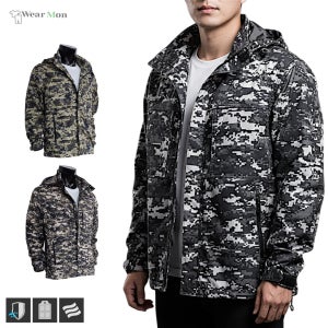 웨어몬 WF 여름용 밀리터리 야상점퍼 아웃도어 등산 야외 작업 3컬러
