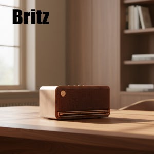 브리츠 BR-Vbutton 레트로 감성 인테리어 포터블 블루투스 스피커