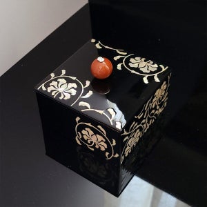 모란 자개보석함 외국인선물 나전칠기 빈티지소품