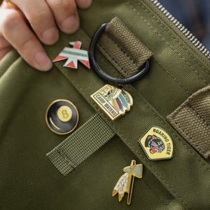 WA8 - 남자 남성 아메카지 옷핀 옷핀브로치 브로치핀 패션 뱃지