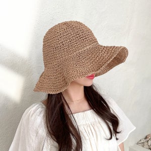 라피아햇 라탄모자 바캉스 챙넓은모자 밀짚 휴양지모자