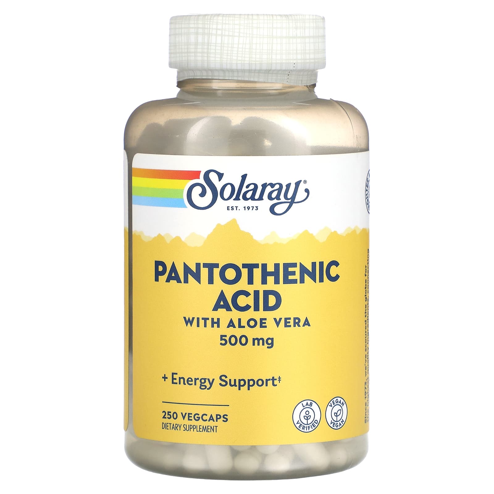 쏠라레이 <b>판토텐산</b> 500mg 베지캡슐 250정