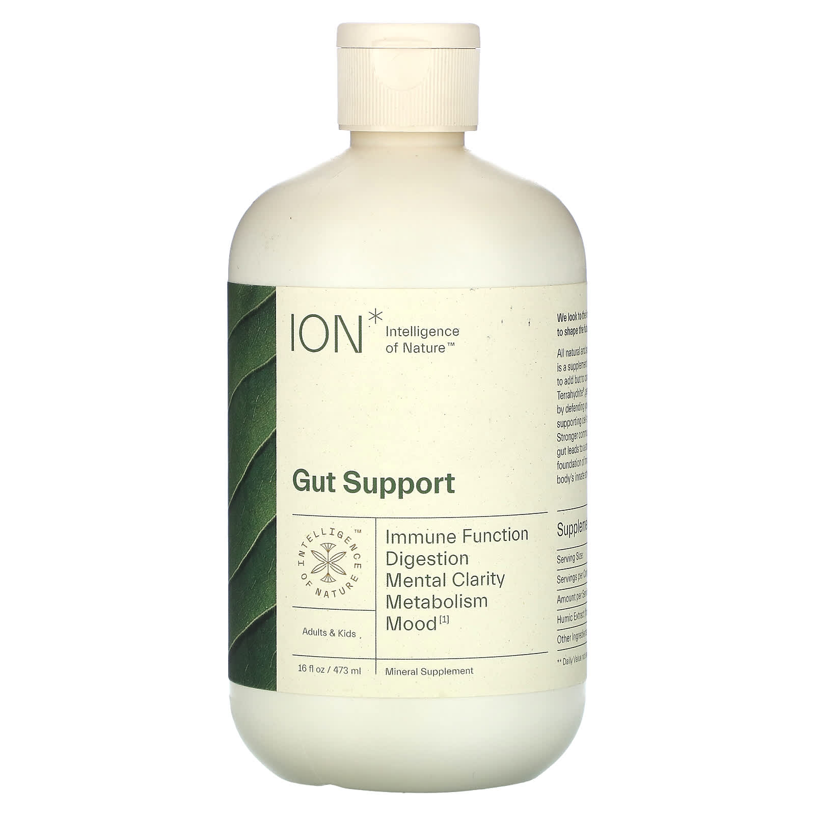 ION 인텔리전스오브네이처 거트 써포트 473ml(16fl oz)