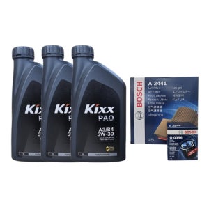 올뉴모닝TA 1.0가솔린 엔진오일세트 킥스 파오 A3B4 5W30 3L