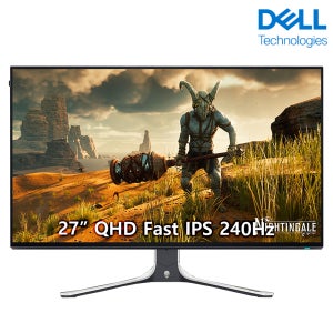 DELL 에일리언웨어 27형 게이밍 모니터 AW2723DF 240Hz(280Hz) 1ms QHD IPS Nano 3년품질보증 안전포장
