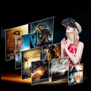 스마트폰 3D영화 가상현실 헤드셋 기기 VR안경 웨어러블
