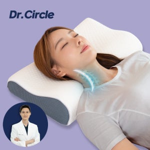 닥터써클 경추베개 어깨 허리 목디스크 일자목 거북목 베개 옆으로자는 목이편한 목베개