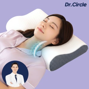 닥터써클 경추베개 어깨 허리 목디스크 일자목 거북목 베개 옆으로자는 목이편한 목베개