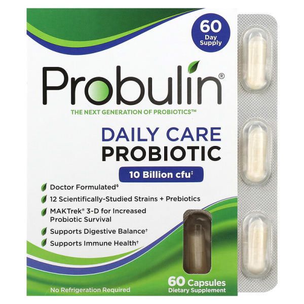 <b>Probulin</b>, 데일리 케어, 프로바이틱, 60 캡슐