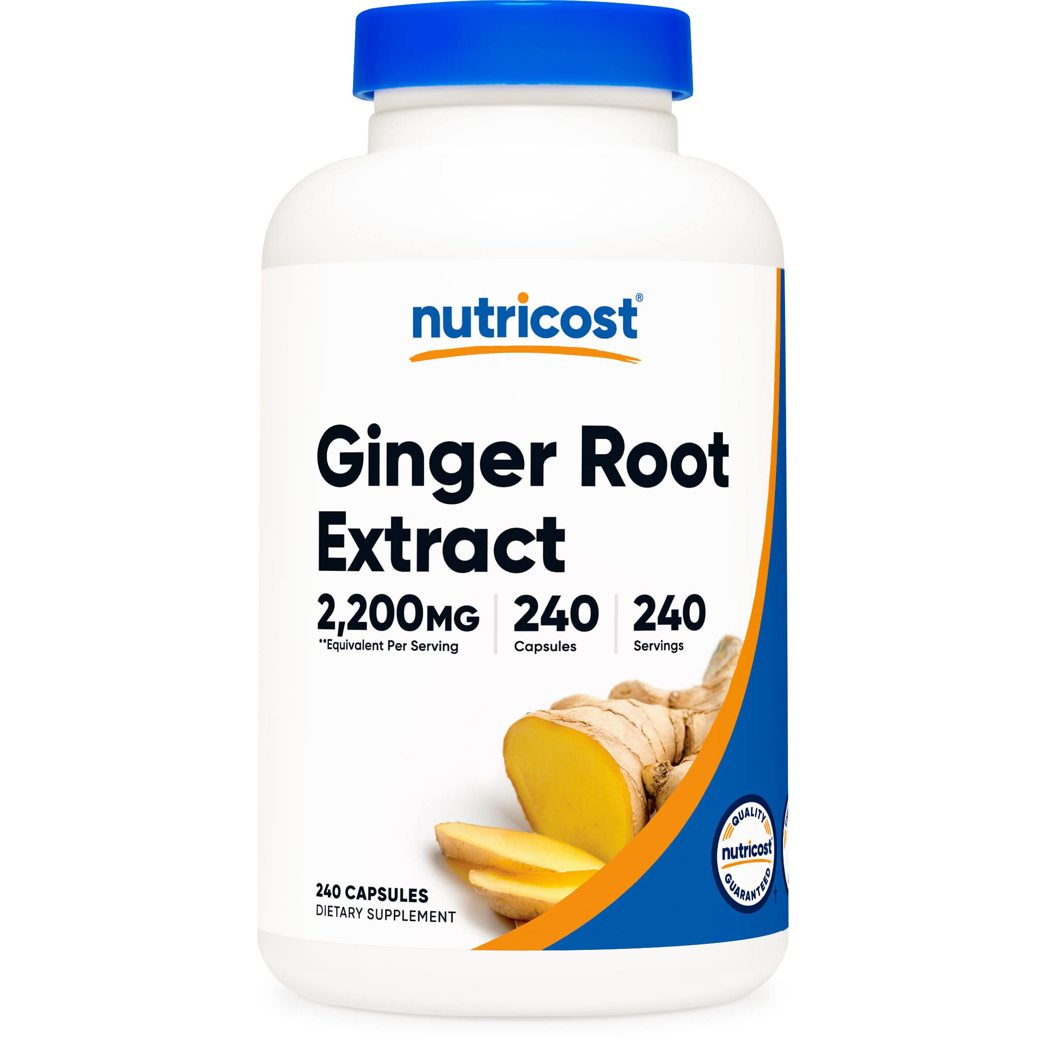 뉴트리코스트 Nutricost 생강 뿌리 추출물 2200mg 캡슐 240정