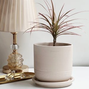 앙비까사 쏠라 수제토분 받침세트 베이지 (13 19 24)