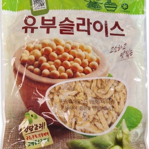 재호 냉동 유부슬라이스1kg 국수 우동 김밥 고명 유부채