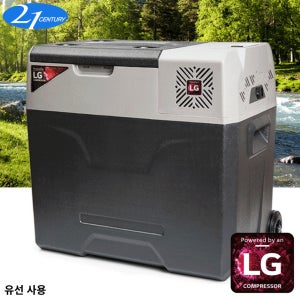 21센추리 LG컴프레셔 캠핑냉장고 차량용 캠핑용 냉동고 냉장고 50리터 CMF-TK50