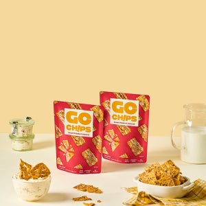 바삭하고 고소한 아몬드 고구마칩 고칩스 오리지널 고구마 과자 저속노화식단 40g, 20개