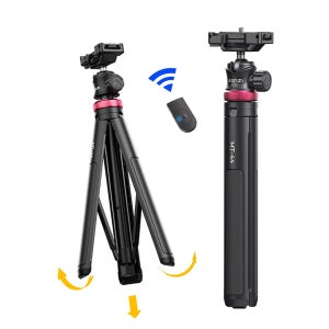 울란지 신형 NEW MT-44 + 리모컨 증정 오토팝업 듀얼 카메라 휴대폰용 셀카봉 삼각대