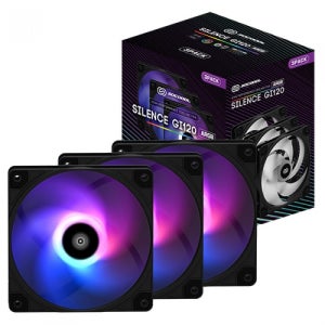 3RSYS Silence GI 120 ARGB BLACK (3PACK)