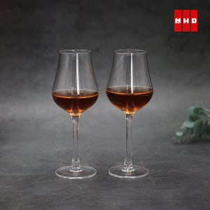 NHB 크리스탈 테이스팅 위스키 양주잔 튤립 스템잔 150ml, 2개