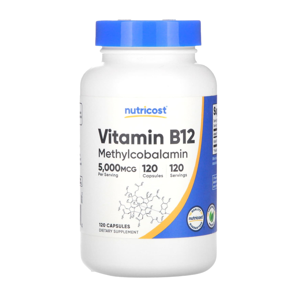 뉴트리코스트 <b>비타민</b>B12 5000<b>mcg</b> 120<b>캡슐</b>
