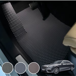 벤츠S클래스 [W222] 체인 카매트 전차종 자동차 발매트 발판 블랙 1열 운전석+조수석