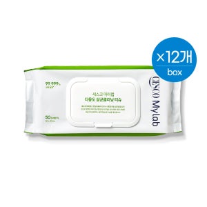 세스코 마이랩 다용도 살균 클리닝 티슈 50매, 12팩