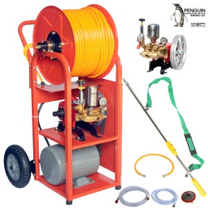 이동식 동력분무기 세트 (전기모터식) 1.5마력 N30A-motor 모터식 고압분무기