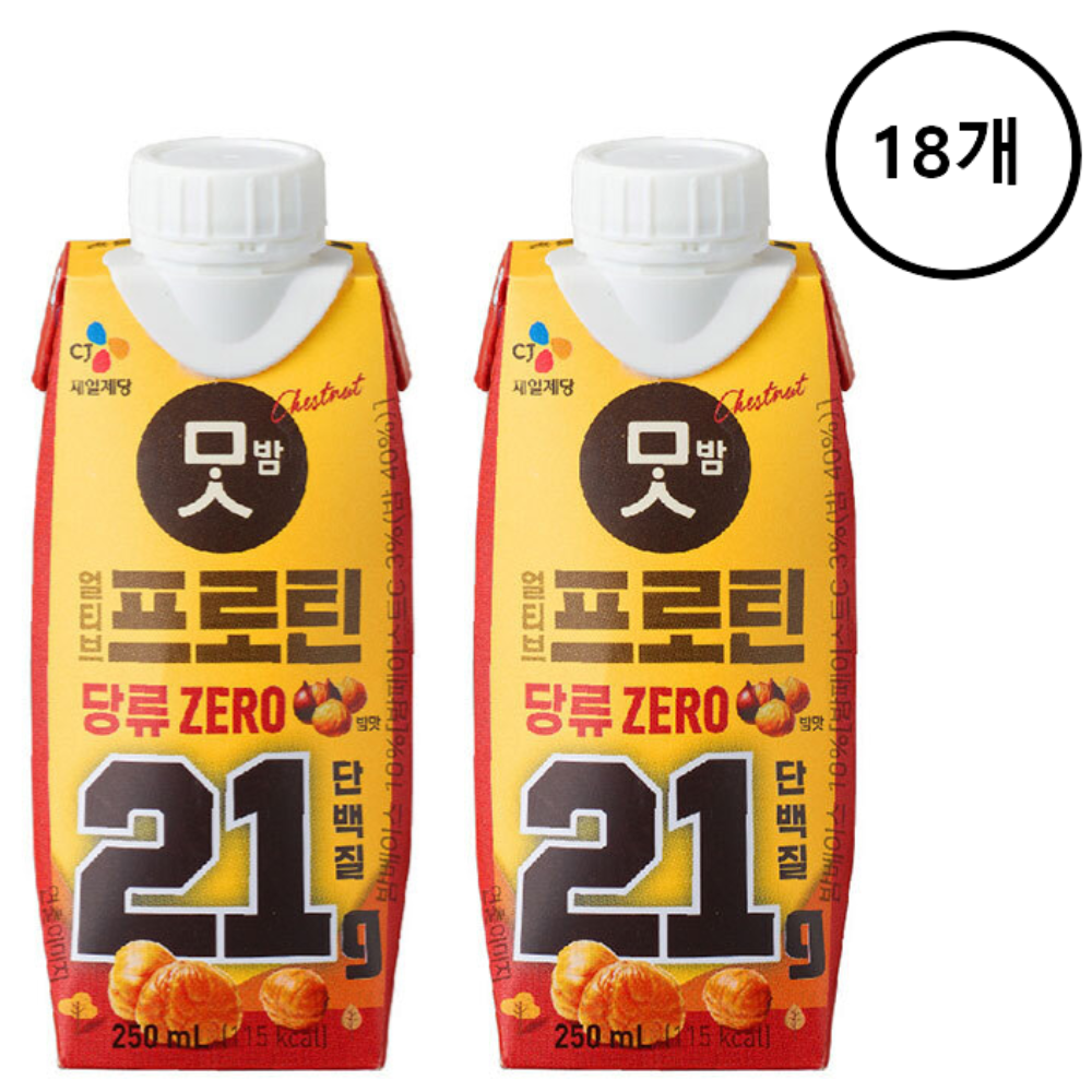 얼티브 비건프로틴 맛밤 밤맛 250ml 18개