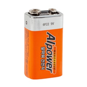 알파워 망간 건전지 9V 사각
