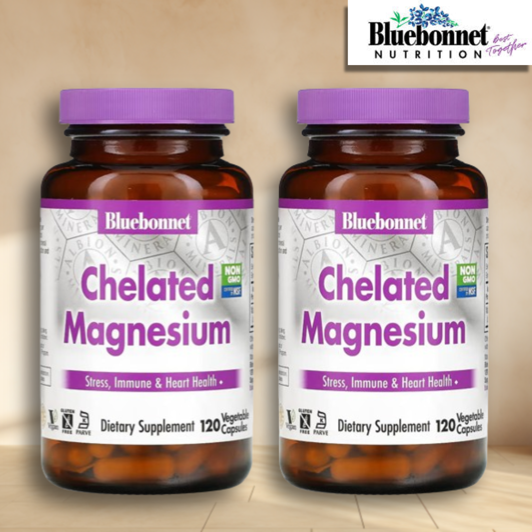 블루보넷 <b>킬레이트</b> <b>마그네슘</b> 120캡슐, 2개