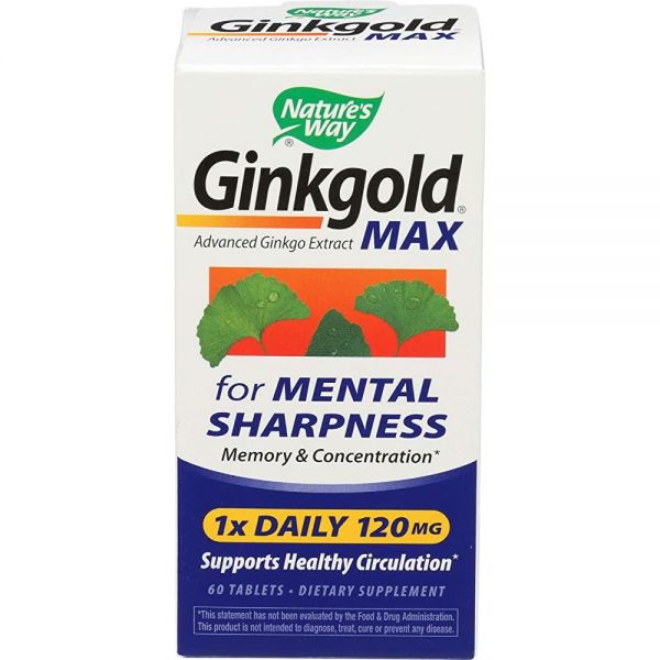 Natures Way Ginkgold 최대 120mg 60정 2
