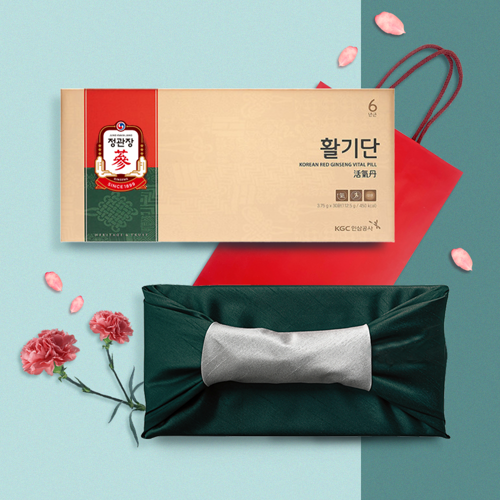 <b>정관장</b> 활기단 30환 보자기포장 명절 상견례 부모님 홍삼선물
