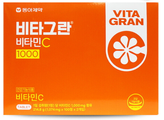 <b>동아</b>제약 <b>비타민</b>C 200정 고함량 고용량 <b>비타민</b>씨 <b>비타민</b>시 영양제 보충제