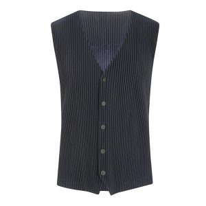 [이세이미야케] 옴므 플리세 남성 조끼 블랙 HP46JE411 15